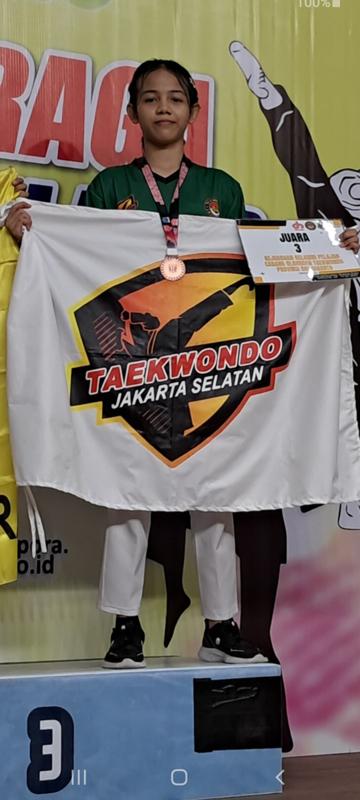 Syifa Agisna Maulida, Sumbang Medali Perunggu untuk Kontingen Jakarta selatan.
