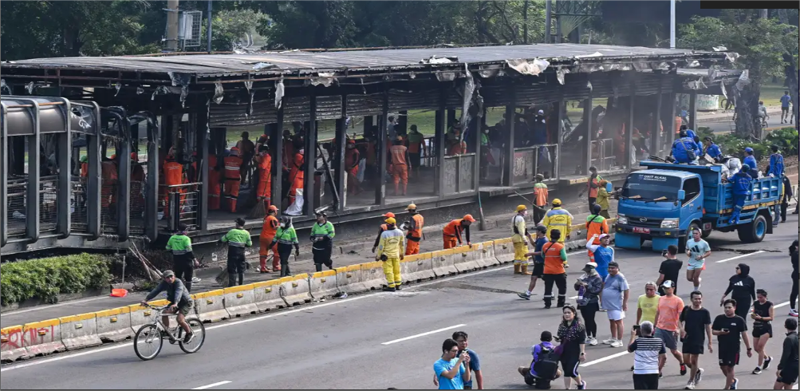 PENDEKAR Puji Gerak Cepat Gubernur Mas Pram Pulihkan Fasilitas Umum Pasca Kerusuhan Demo