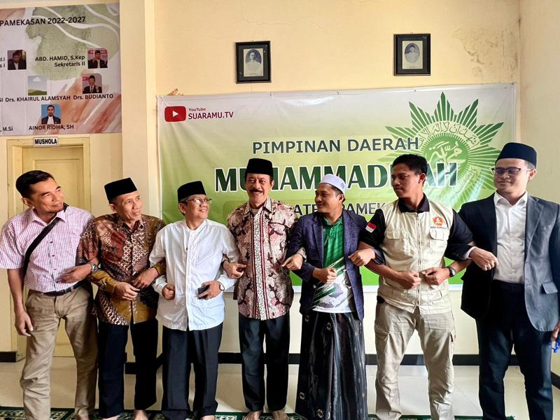 Fattah-Mujahid Silaturahmi ke Muhammadiyah Pamekasan