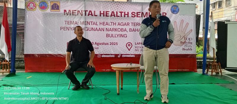 Joy Tarmidi, S.Pd Jadi Narasumber di Seminar Kesehatan Mental yang Digelar Karang Taruna Kebon Kacang
