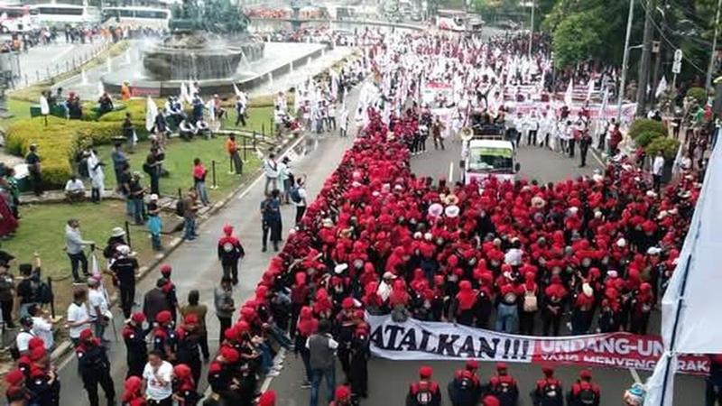 10.000 Buruh Bakal Demo Besar-besaran di Depan Istana Hari Minggu Ini